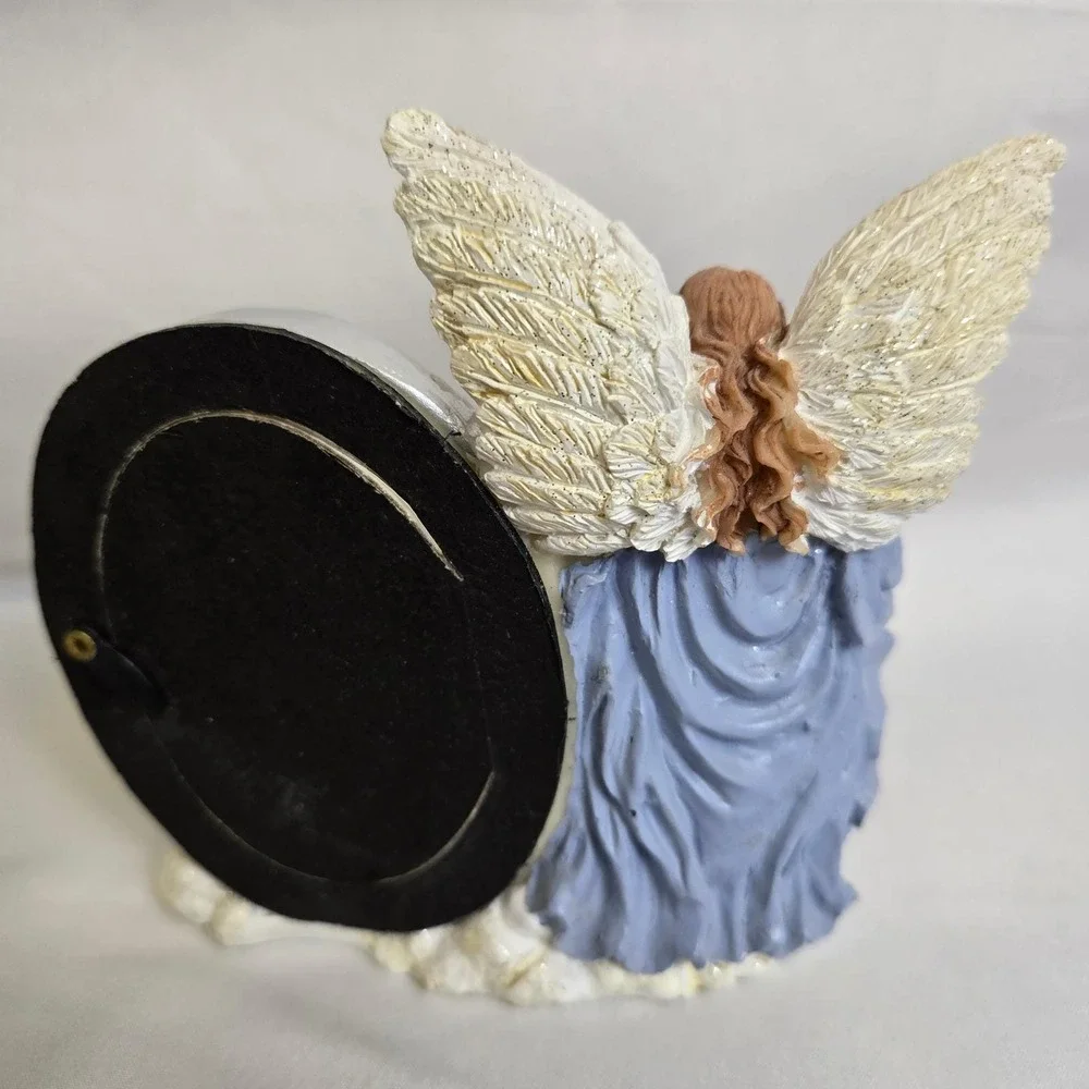 Polyresin Guardian Angel Picture Photo Frame by Lincolnshire With Box,‎ Vintage